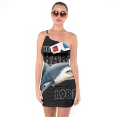 The Shark Movie One Soulder Bodycon Dress by Valentinaart