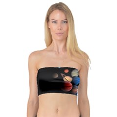 Planets  Bandeau Top by Valentinaart