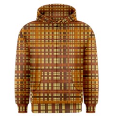 Plaid Pattern Men s Zipper Hoodie by linceazul