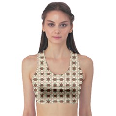 Native American Pattern Sports Bra by linceazul