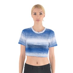 Ombre Cotton Crop Top by ValentinaDesign