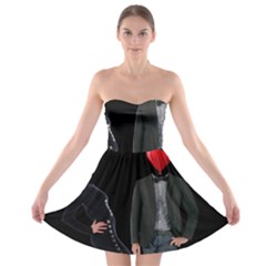 Love Strapless Bra Top Dress by Valentinaart