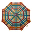 Plaid Pattern Hook Handle Umbrellas (Medium) View1