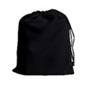 Black Drawstring Pouches (XXL) View1