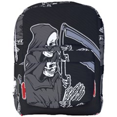 Death - Halloween Full Print Backpack by Valentinaart