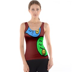 Version Colors Transparent Elements Emoticons Alpha Transparency Tank Top by Mariart