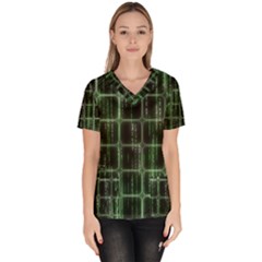 Matrix Earth Global International Scrub Top by Nexatart