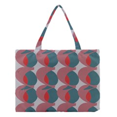 Pink Red Grey Three Art Medium Tote Bag by Mariart