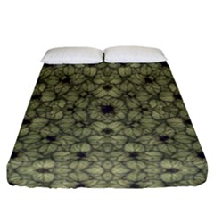 Stylized Modern Floral Design Fitted Sheet (california King Size) by dflcprints