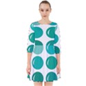 Bubbel Balloon Shades Teal Smock Dress View1