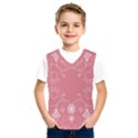 Flower Floral Leaf Pink Star Sunflower Kids  SportsWear View1