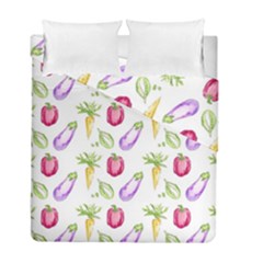 Vegetable Pattern Carrot Duvet Cover Double Side (full/ Double Size) by Mariart