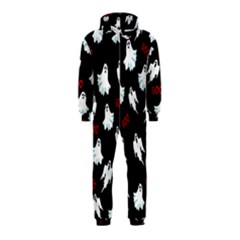 Ghost Pattern Hooded Jumpsuit (kids) by Valentinaart