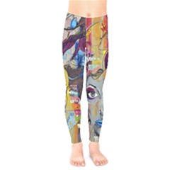 Graffiti Mural Street Art Painting Kids  Legging by BangZart