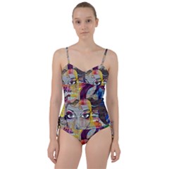 Graffiti Mural Street Art Painting Sweetheart Tankini Set by BangZart