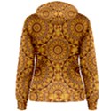 Golden Mandalas Pattern Women s Pullover Hoodie View2