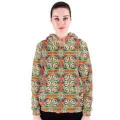 Eye Catching Pattern Women s Zipper Hoodie by linceazul