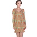 Arcs Pattern Long Sleeve Nightdress View1