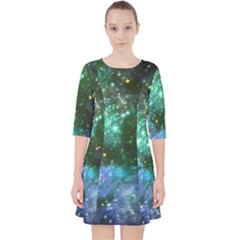 Space Colors Pocket Dress by ValentinaDesign