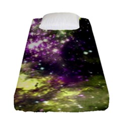 Space Colors Fitted Sheet (single Size) by ValentinaDesign