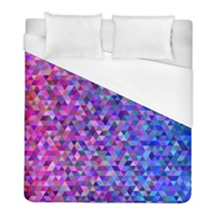 Triangle Tile Mosaic Pattern Duvet Cover (full/ Double Size) by Nexatart