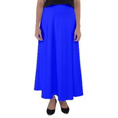 Blue! Blue! Blue! Flared Maxi Skirt by norastpatrick