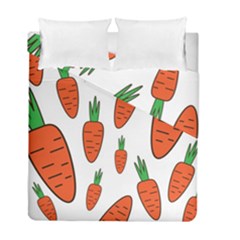 Fruit Vegetable Carrots Duvet Cover Double Side (full/ Double Size) by Mariart