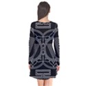 Kali Yantra Inverted Flare Dress View2