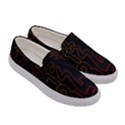 Neon Number Women s Canvas Slip Ons View3