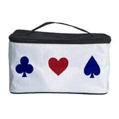 Playing Cards Hearts Diamonds Cosmetic Storage Case by Mariart