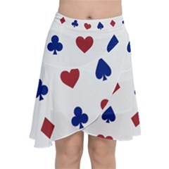 Playing Cards Hearts Diamonds Chiffon Wrap by Mariart