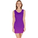 Halftone Background Pattern Purple Bodycon Dress View1