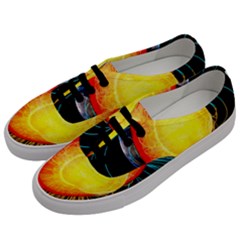 Cross Section Earth Field Lines Geomagnetic Hot Men s Classic Low Top Sneakers by Mariart