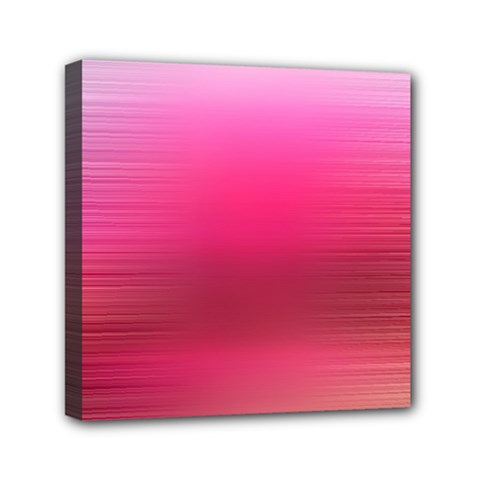 Line Pink Space Sexy Rainbow Mini Canvas 6  X 6  by Mariart