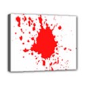 Red Blood Splatter Canvas 10  x 8  View1