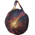 Sun Light Galaxy Giant Round Zipper Tote View1