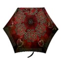 The Celtic Knot With Floral Elements Mini Folding Umbrellas View1