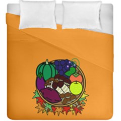 Healthy Vegetables Food Duvet Cover Double Side (king Size) by Mariart