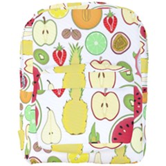 Mango Fruit Pieces Watermelon Dragon Passion Fruit Apple Strawberry Pineapple Melon Full Print Backpack by Mariart