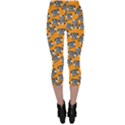 Pattern Halloween Wearing Costume iCreate Capri Leggings  View2