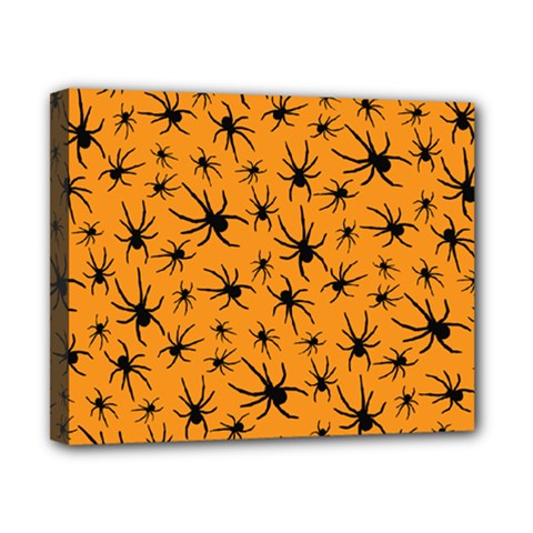 Pattern Halloween Black Spider Icreate Canvas 10  X 8  by iCreate