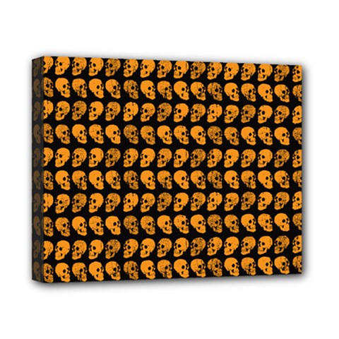 Halloween Color Skull Heads Canvas 10  X 8  by iCreate