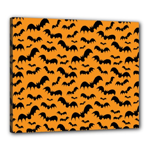 Pattern Halloween Bats  Icreate Canvas 24  X 20  by iCreate