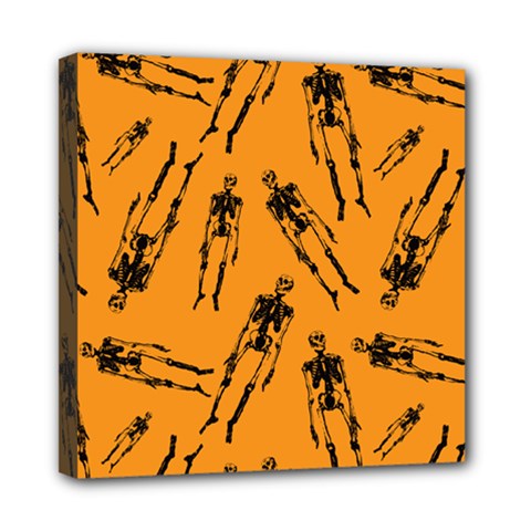 Halloween Skeletons  Mini Canvas 8  X 8  by iCreate