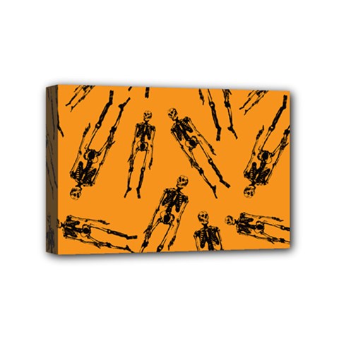 Halloween Skeletons  Mini Canvas 6  X 4  by iCreate