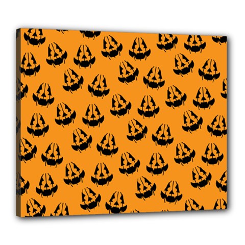 Halloween Jackolantern Pumpkins Icreate Canvas 24  X 20  by iCreate