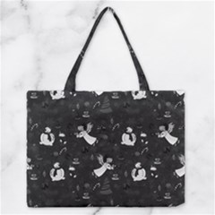 Christmas Pattern Zipper Medium Tote Bag by Valentinaart
