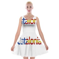 Catalonia Velvet Skater Dress by Valentinaart