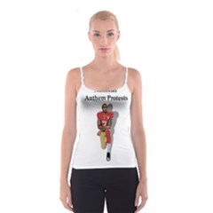 National Anthem Protest Spaghetti Strap Top by Valentinaart