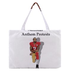 National Anthem Protest Zipper Medium Tote Bag by Valentinaart